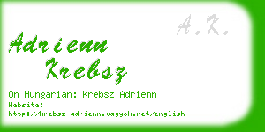 adrienn krebsz business card